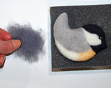 Chickadee Needle Felting Kit - Makes 3 Ornaments