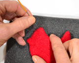 Cardinal Needle Felting Kit-Makes - 3 Ornaments