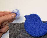 Bluebird Needle Felting Kit - Makes 3 Ornaments