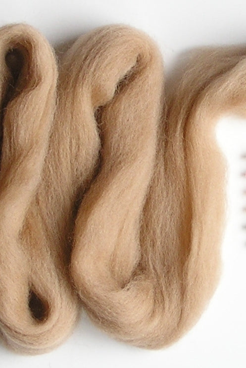 Beige Corriedale Wool