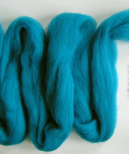 Light Turquoise Corriedale Wool