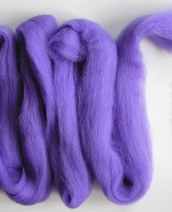 Purple Corriedale Wool